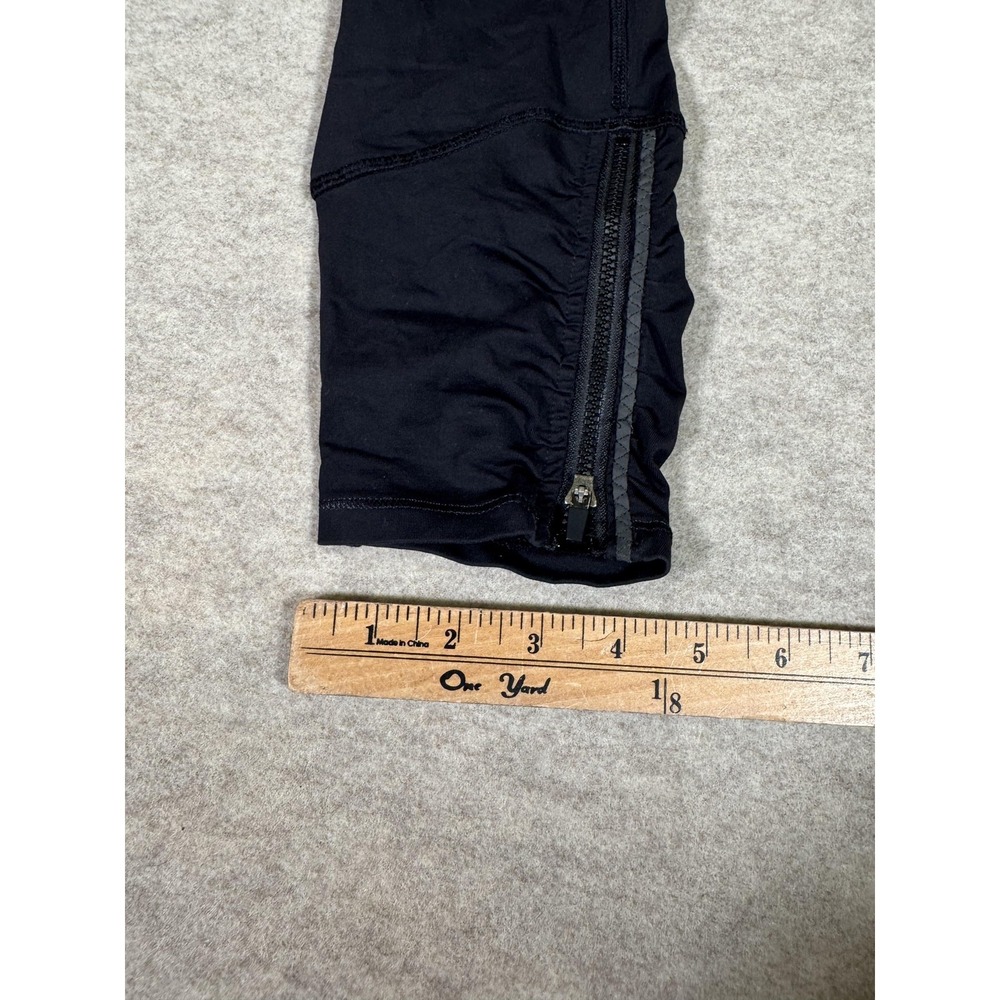 Lululemon Leggings Womens 6 Black Capri Ruched Zip Pocket Yoga Athletic Gym - Picture 15 of 15